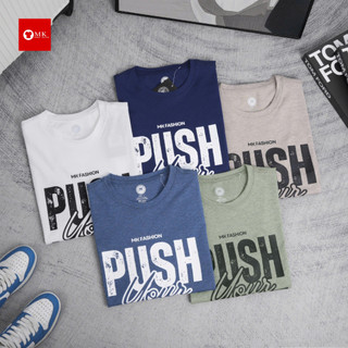 Áo thun nam MK Push Your Limit vải cotton 100% cao cấp form đẹp đi học đi làm dễ phối đồ phong cách