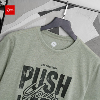 Áo thun nam MK Push Your Limit vải cotton 100% cao cấp form đẹp đi học đi làm dễ phối đồ phong cách