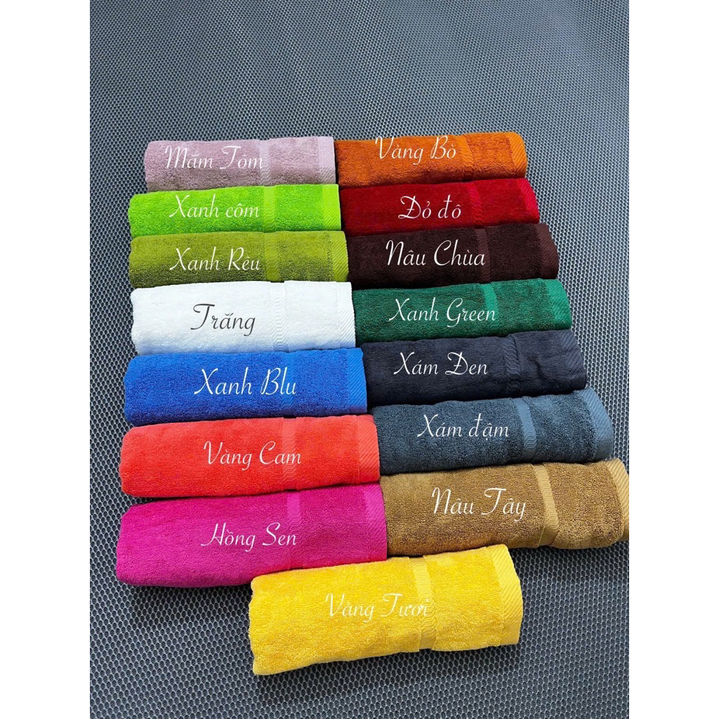 Khăn Trải Giường Cotton 100% Cỡ Lớn 90x190cm – Mềm Mịn Cao Cấp, Chuyên Dụng Cho Khách Sạn Spa Resort