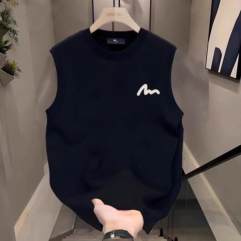 Áo 3 Lỗ Nam HappyFamily Mát Mẻ Trẻ Trung Thoải Mái Họa Tiết  CHỮ M Chất Cotton 100 Cao Cấp