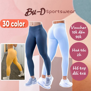 Quần Dài Thể Thao Nữ Tập Gym, Yoga Nữ Chun Mông Dệt Kim Cao Cấp Co Giãn Thấm Hút Tốt (mã IMPACT dài)