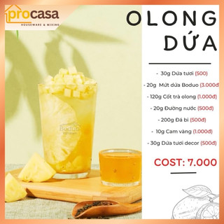 1kg - Mứt Dứa Thơm Boduo – Pineapple Jam – Mứt Trái Cây Pha Trà, Soda, Topping Bánh Kem - Nguyên liệu pha chế