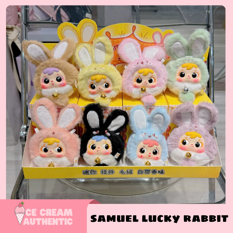 [Hỏa tốc HCM] full set 8 Blind box Tyke mini Samuel thỏ thần tài chính hãng