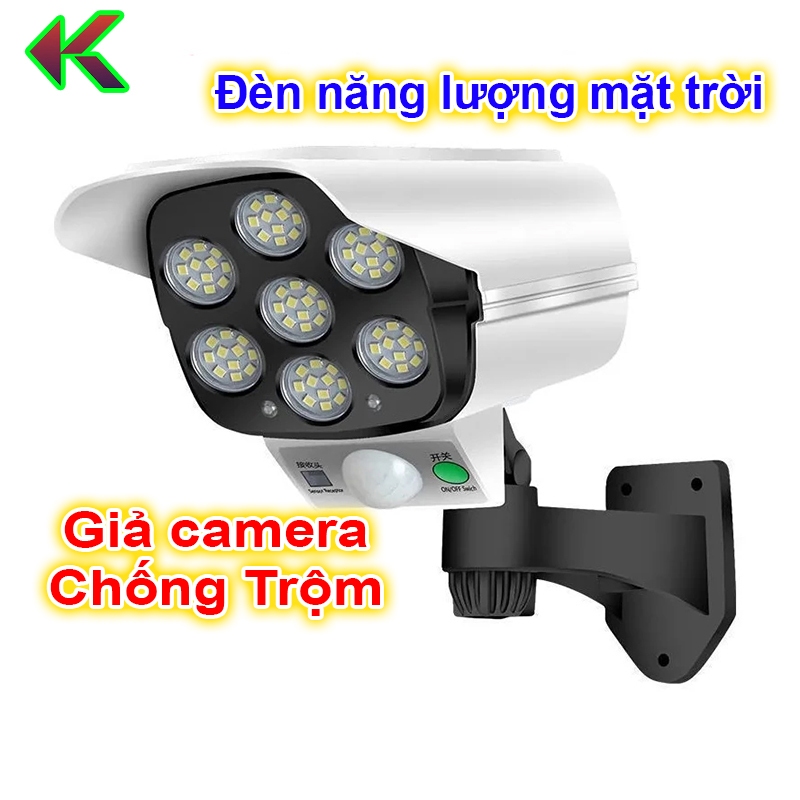 Đèn Led Giả Camera Năng Lượng Mặt Trời Giả Camera Chống Trộm- Chống ...