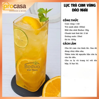 1kg - Mứt Đào Hoa Nhài Boduo – Mứt Trái Cây Pha Trà, Soda, Topping Yogurt – Nguyên liệu pha chế