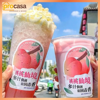 1kg - Mứt Đào Hoa Nhài Boduo – Mứt Trái Cây Pha Trà, Soda, Topping Yogurt – Nguyên liệu pha chế