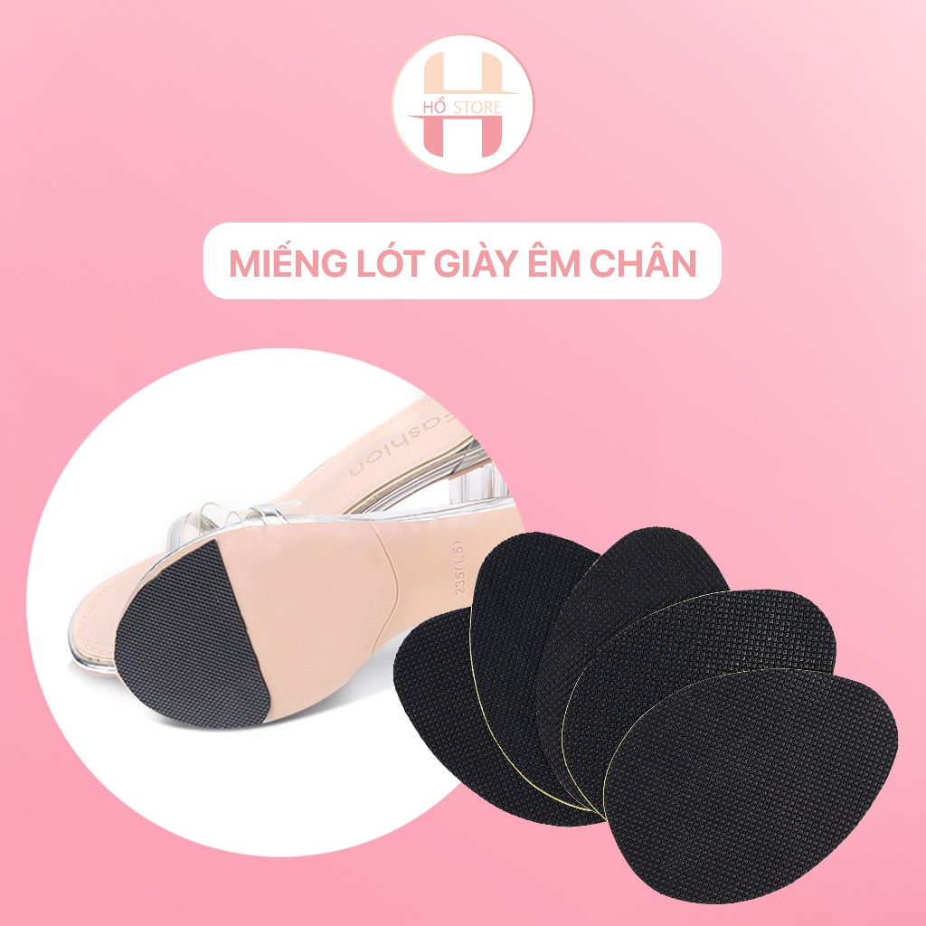 Miếng đệm cao su dán giày chống trơn trượt, giảm tiếng ồn, chống mài mòn MD01