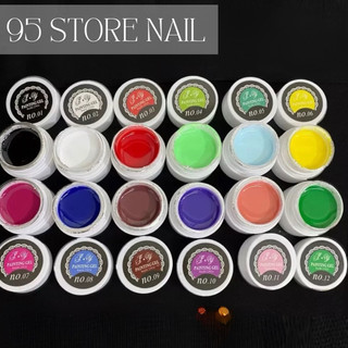 Set gel vẽ 12 màu loại rẻ - chất lỏng phù hợp cho học viên