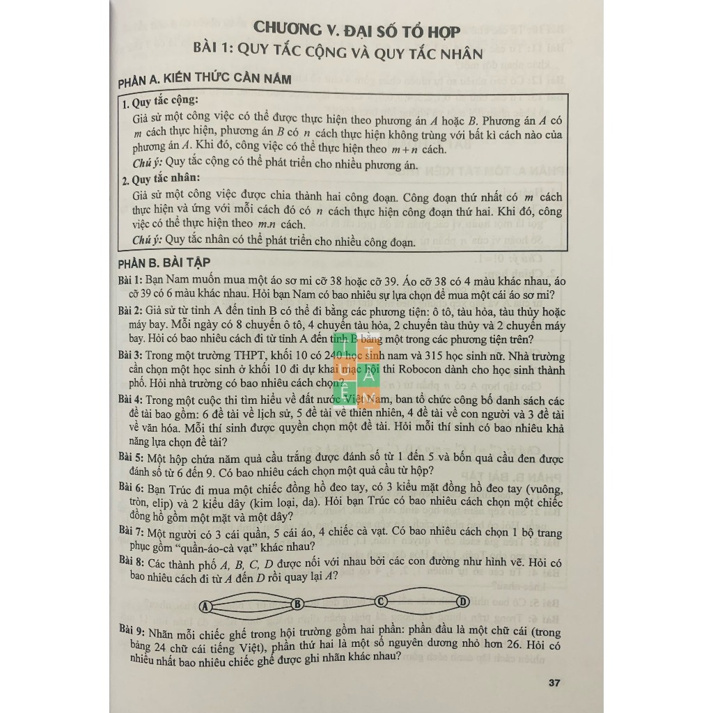 Sách - 500 bài tập cơ bản và nâng cao Toán 10 + 11 + 12 (ĐT)