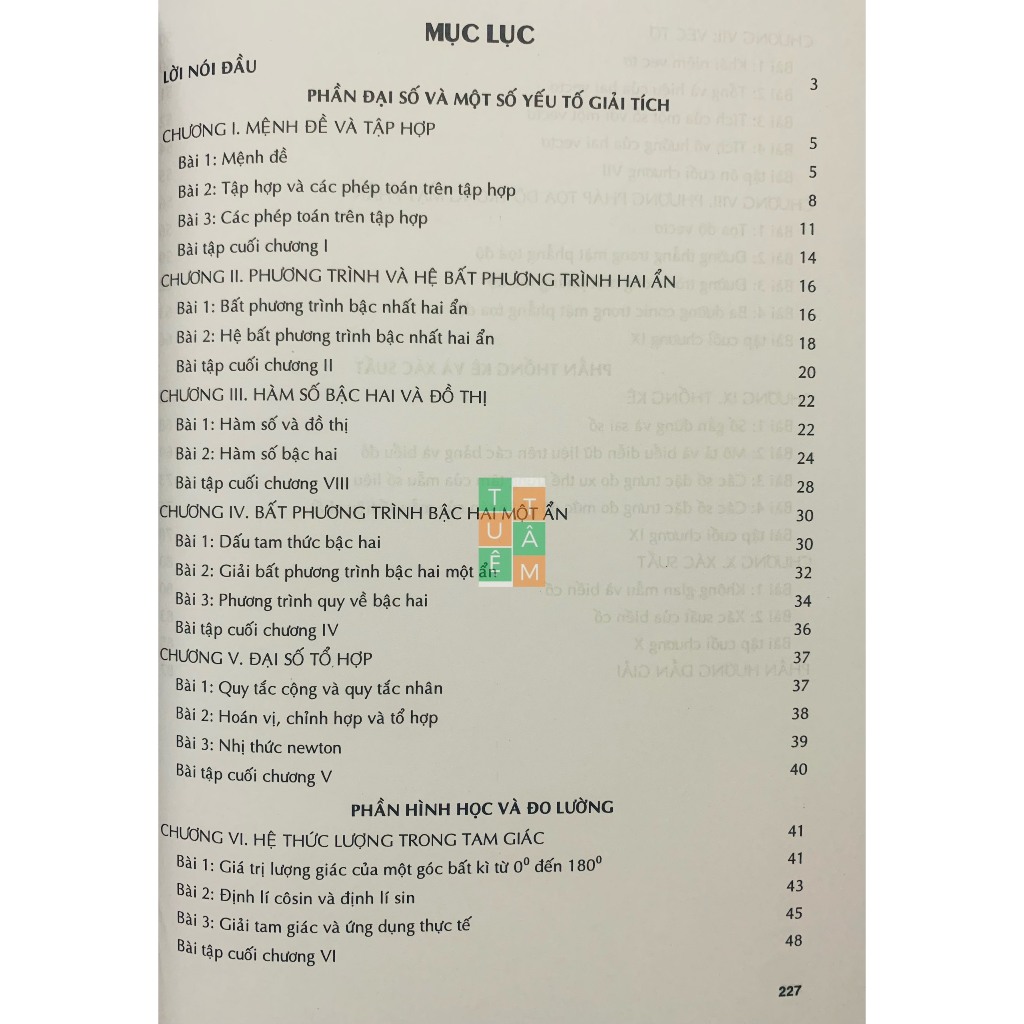 Sách - 500 bài tập cơ bản và nâng cao Toán 10 + 11 + 12 (ĐT)