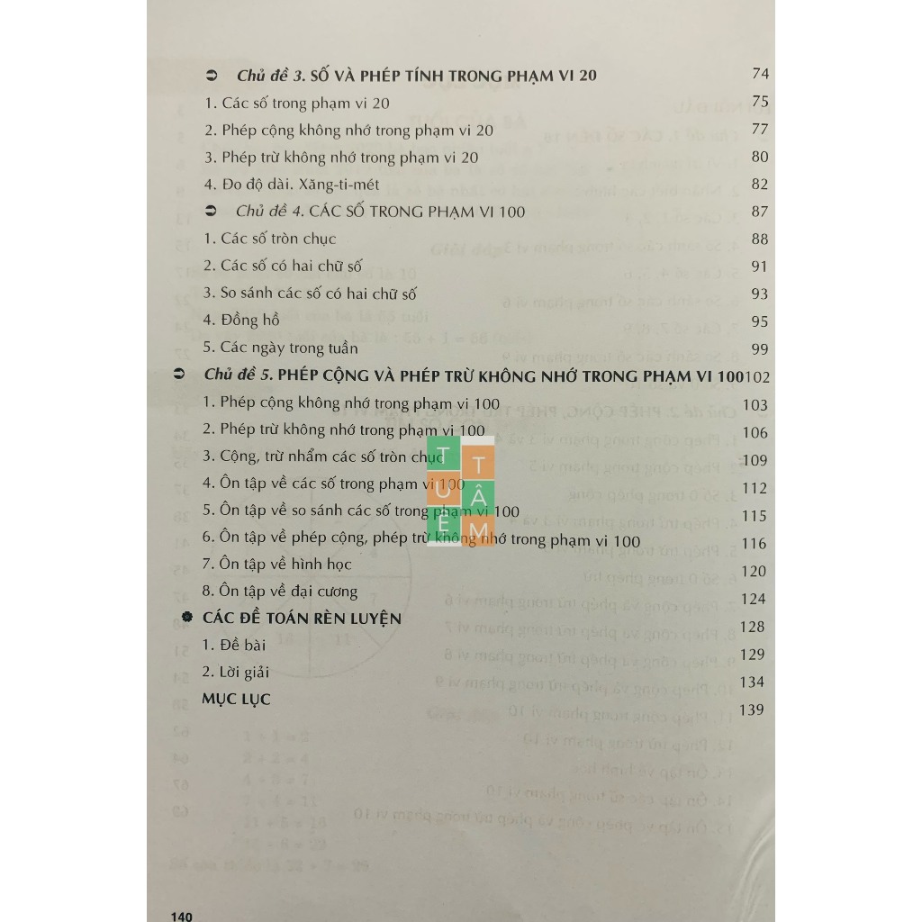 Sách - 500 bài toán cơ bản và nâng cao Toán lớp 1-2-3-4-5 (ĐT)