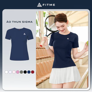 Áo tập gym yoga nữ Fitme Sigma phối lưới thông thoáng, vải cao cấp co giãn 4 chiều thấm hút mồ hôi tốt ATSM