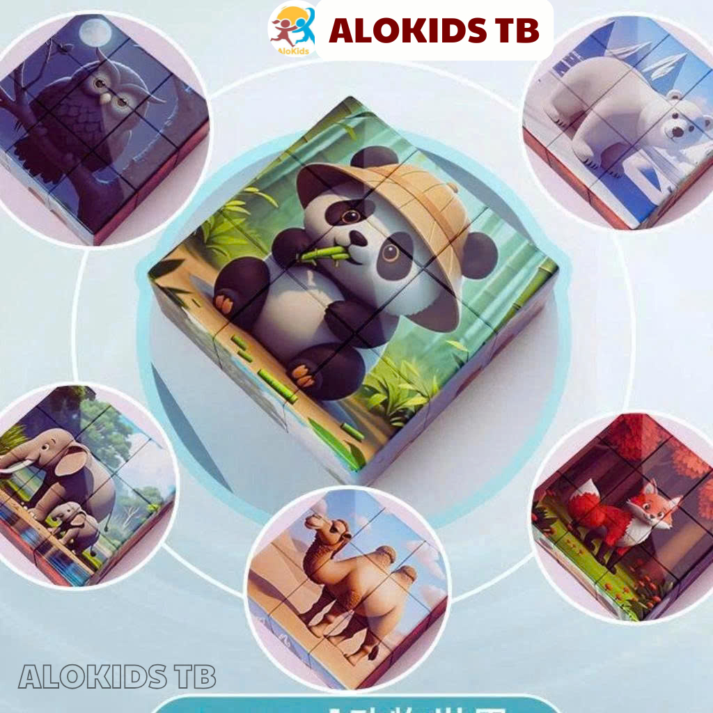 Đồ Chơi Hộp Xếp Hình Nam Châm Từ Tính Siêu Thú Vị Cho Bé,Alokids TB Đồ Chơi Phát Triển Trí Tuệ