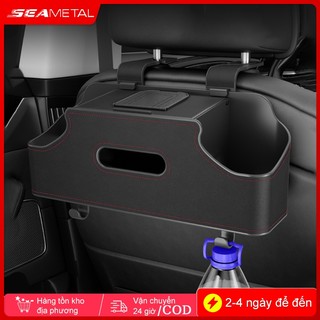 Ghế Ghế Ô Tô Lưng Hộp Treo Đa Năng Giá Đỡ Đồ Uống Hỗ Trợ Điện Thoại Đa Năng Đựng Khăn Giấy Ô Tô Hộp Bảo Quản Phụ Kiện