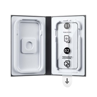 KÍNH CƯỜNG LỰC IPHONE KÈM KHUNG TỰ DÁN MAGICBOX, CHỐNG LẸM VIỀN, CHẤT LIỆU CORNING CAO CẤP MA-168