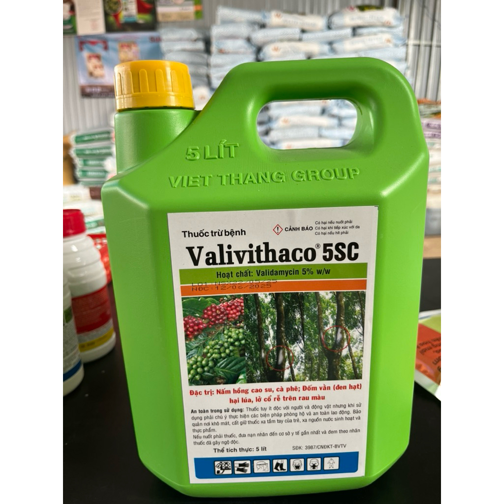 1 can 5lit Valivithaco 5SC - phong trừ Nấm hồng, cà phê, lở cổ rễ, khô vằn