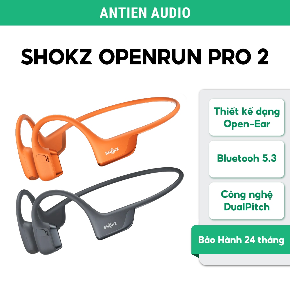 Tai Nghe Bluetooth Thể Thao Truyền Âm Thanh Qua Xương SHOKZ OPENRUN PRO 2 S820 - Bảo Hành 2 Năm | BigBuy360 - bigbuy360.vn