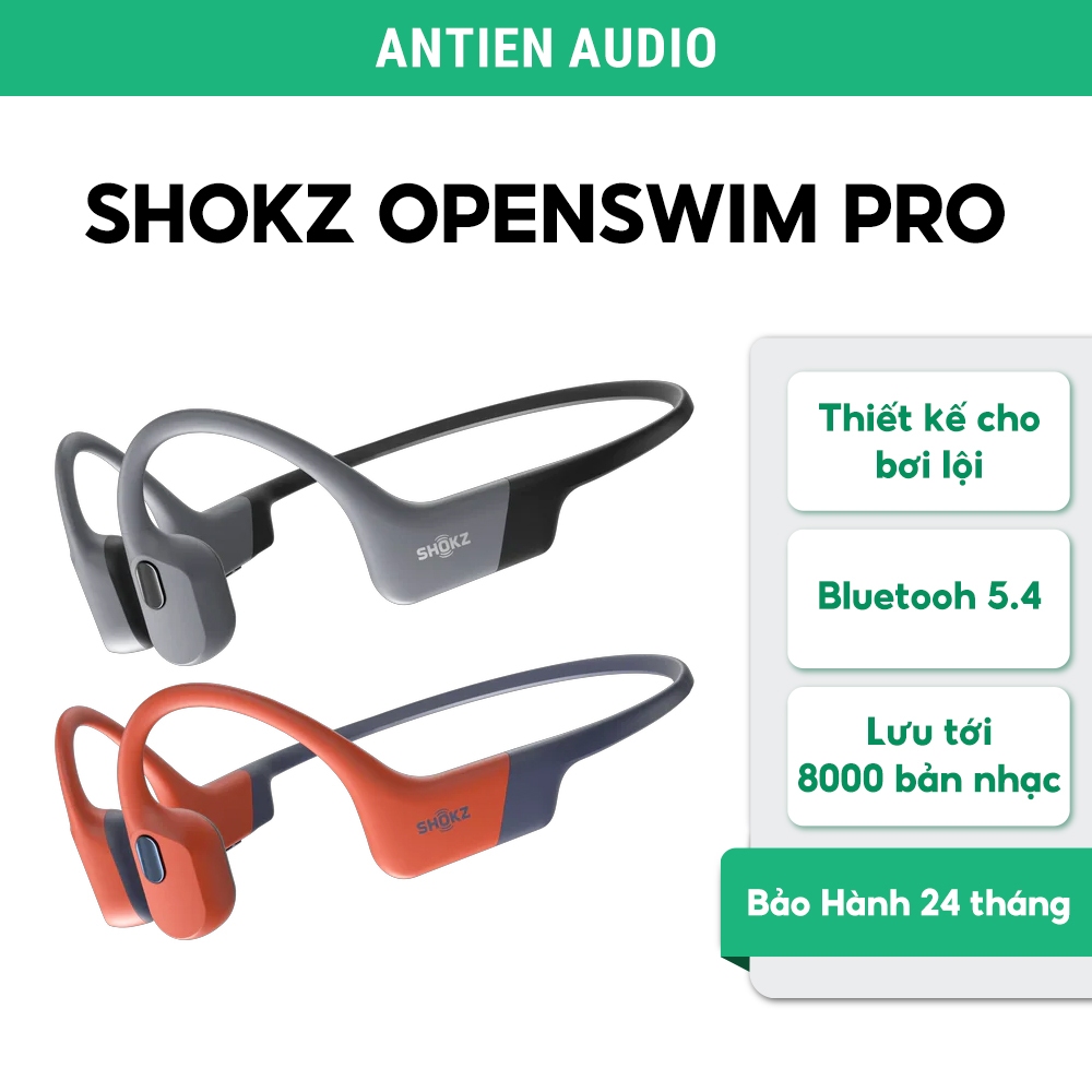 Tai Nghe Bơi Lội Truyền Âm Thanh Qua Xương SHOKZ OPENSWIM PRO S710 Bluetooth Kết Hợp MP3 32GB | BigBuy360 - bigbuy360.vn
