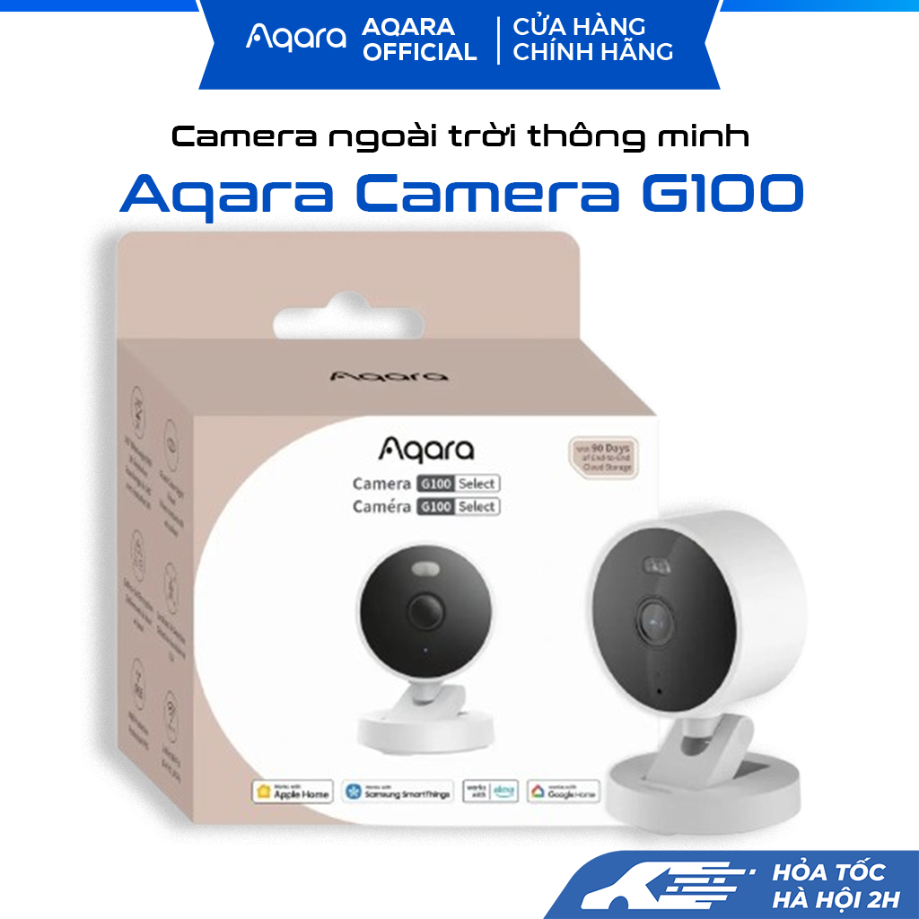 Camera ngoài trời Aqara G100 CH-C08D, bản quốc tế, chống nước IP65, độ ...