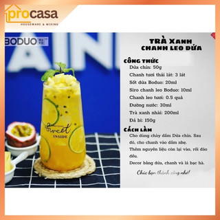 900gr -  Mứt Chanh Leo Boduo Signature - chanh dây – Passion Fruit Jam – Pha Trà – Làm Topping – Boduo Chính Hãng