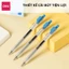 Hộp 12 Bút Gel Bấm Deli EG299 Nâng Cấp Nhanh Khô Deli Bút Bi Nước Mực Đều Viết Đẹp Ngòi ST 0.5mm