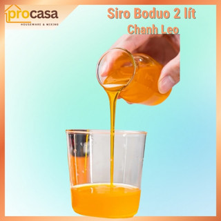2 lít - Siro Chanh Leo Boduo – Pha Trà – Làm Đá Xay – Hương Chanh Leo Tự Nhiên – Nguyên liệu pha chế Chính Hãng