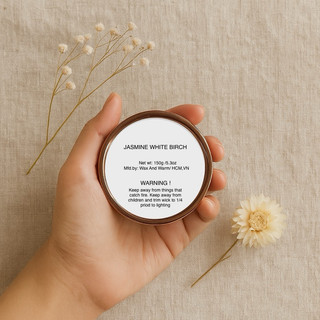 NẾN THƠM LY TRÁNG GƯƠNG SANG TRỌNG 250g/150g