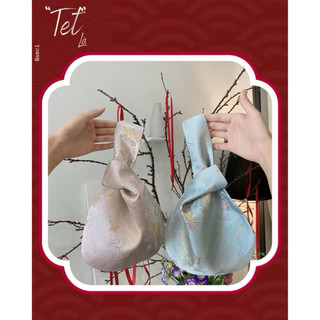 Túi Lam Vân | phụ kiện truyền thống áo dài yếm tết ( ảnh mẫu sz lớn của mẹ)