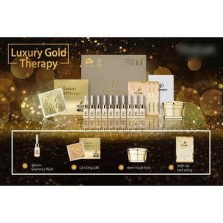 Bộ Mặt Nạ Vàng Lá 24k Luxury Gold Therapy Désembre Hàn Quốc