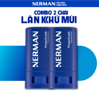 Lăn khử mùi cho nam dạng sáp hương nước hoa Nerman Power Fresh 18g