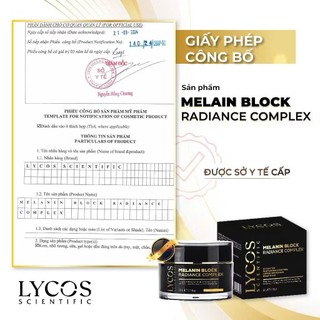 Kem Nám Đêm MELANIN BLOCK LYCOS – Giải Pháp Dưỡng Trắng & Giảm Nám An Toàn Cho Mọi Làn Da