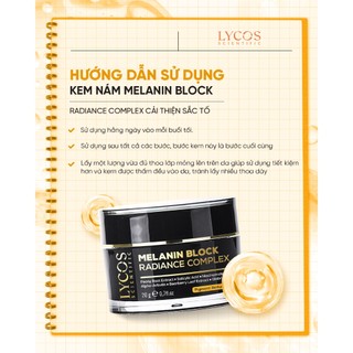 Kem Nám Đêm MELANIN BLOCK LYCOS – Giải Pháp Dưỡng Trắng & Giảm Nám An Toàn Cho Mọi Làn Da