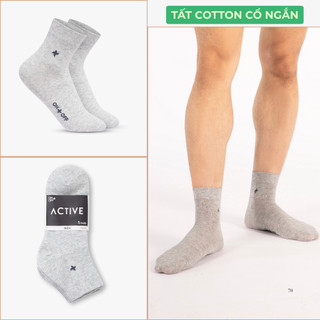 COMBO 10 đôi tất vớ cotton mỏng mùa hè thoáng khí thấm hút hạn chế mùi hôi chân ONOFF 18AP25A005-18AE25A004