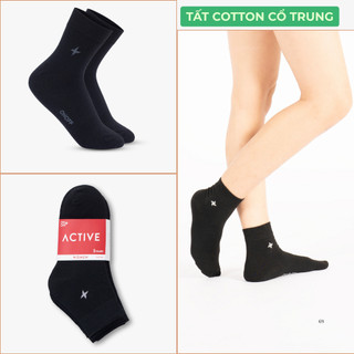 COMBO 10 đôi tất vớ cotton mỏng mùa hè thoáng khí thấm hút hạn chế mùi hôi chân ONOFF 18AP25A005-18AE25A004