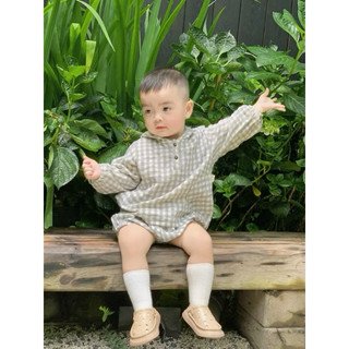 Set tai thỏ xám nhạt hàn quốc cho bé trai