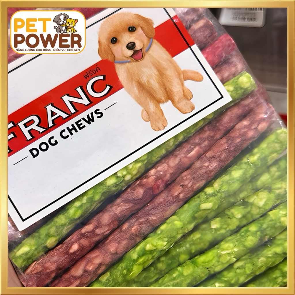 Xương Da Bò Gặm Nhấm Franc Dog Chew Cho Chó Thái Lan