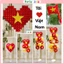 Set Bóng Bay Trang Trí 30/4, 2/9, Trang Trí Quán Cafe, Văn Phòng, Cửa Hàng