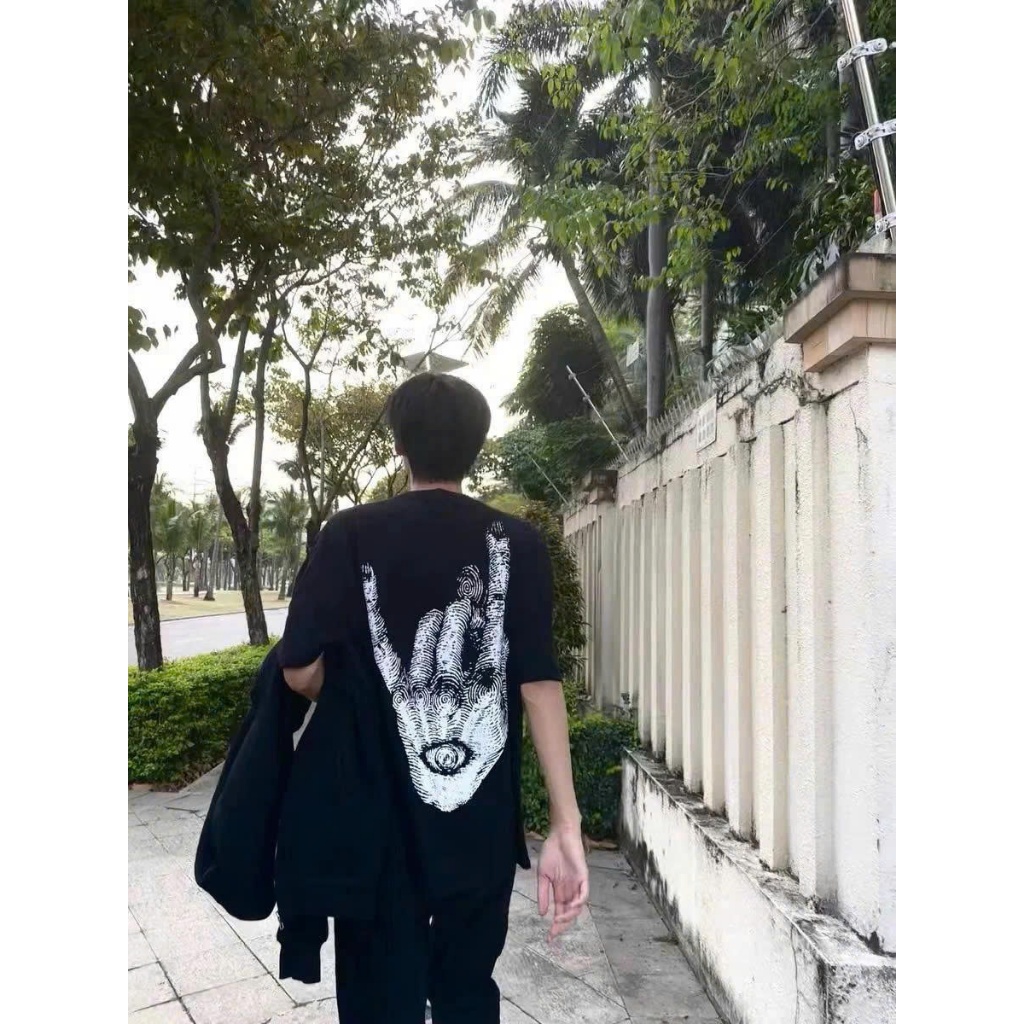 Áo thun Stee Cổ tròn BEVENGE Localnbrand ICVCVNI Unisex Cotton