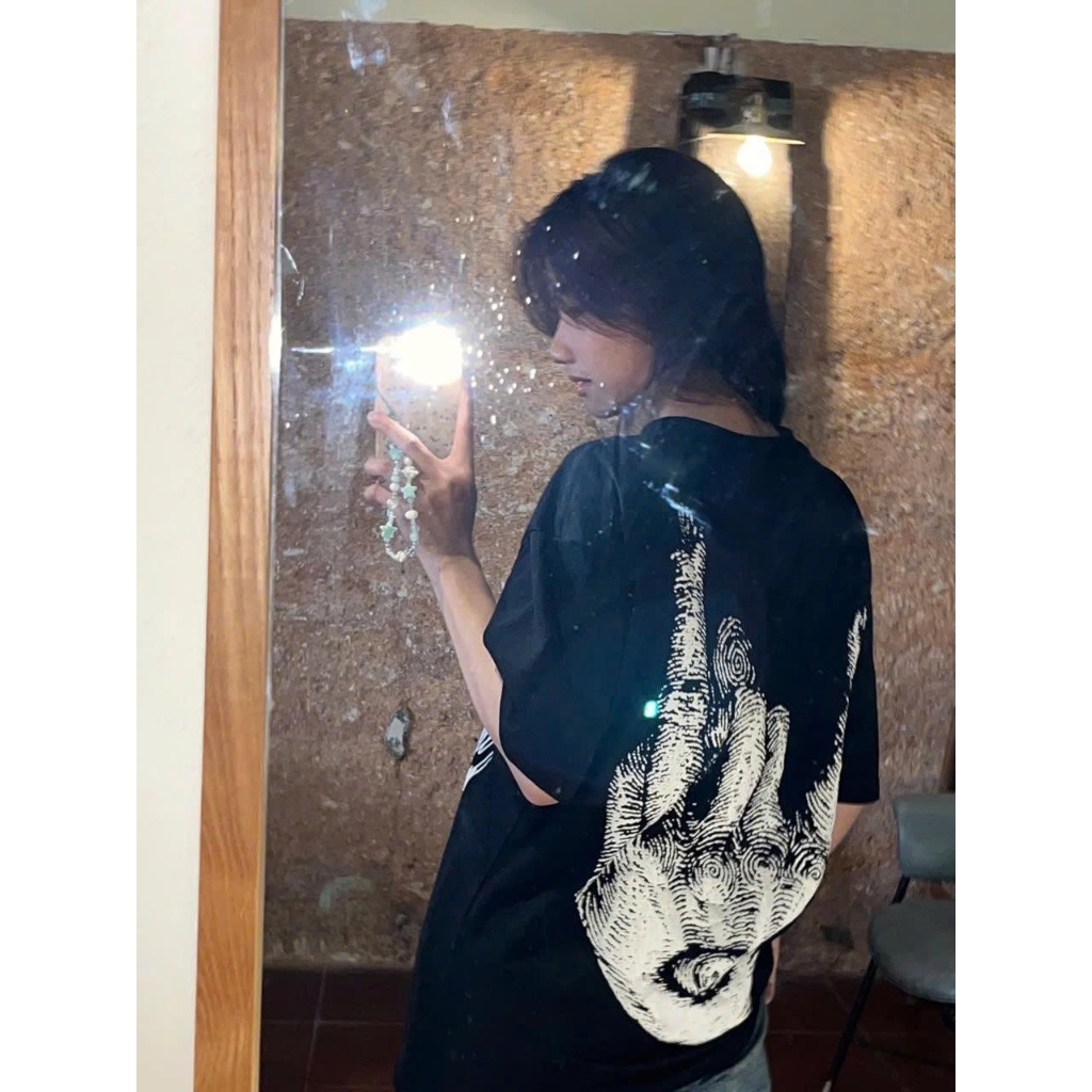 Áo thun Stee Cổ tròn BEVENGE Localnbrand ICVCVNI Unisex Cotton
