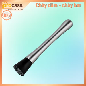 Chày dầm - chay bar pha chế inox - 21cm - dụng cụ cầm chanh - trái cây chueyen dụng cho barista - bartender