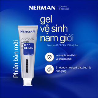 Gel vệ sinh nam giới Nerman IT CLEAN hương vị hoa quả 100ml/chai