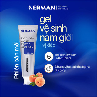 Gel vệ sinh nam giới Nerman IT CLEAN hương vị hoa quả 100ml/chai