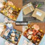 Hộp quà giấy nắp gài Gấu nhỏ & Bánh kẹo size 20x25x6cm - NHIỀU MÀU (Tặng kèm thiệp)