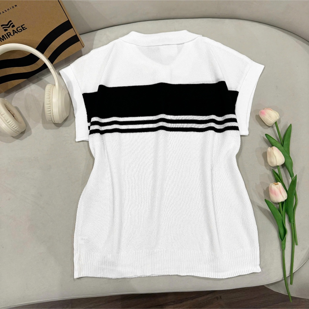 Áo Len Mirage Bảng To Đen Local Brand Chất Len Mongtoghi Mềm Mịn Thoáng Mát.