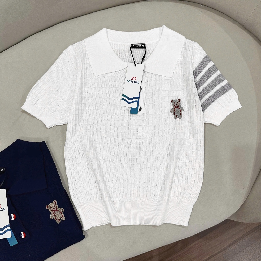 Áo Len Mirage Sọc Tay Local Brand Chất Len Mongtoghi Mềm Mịn Thoáng Mát.