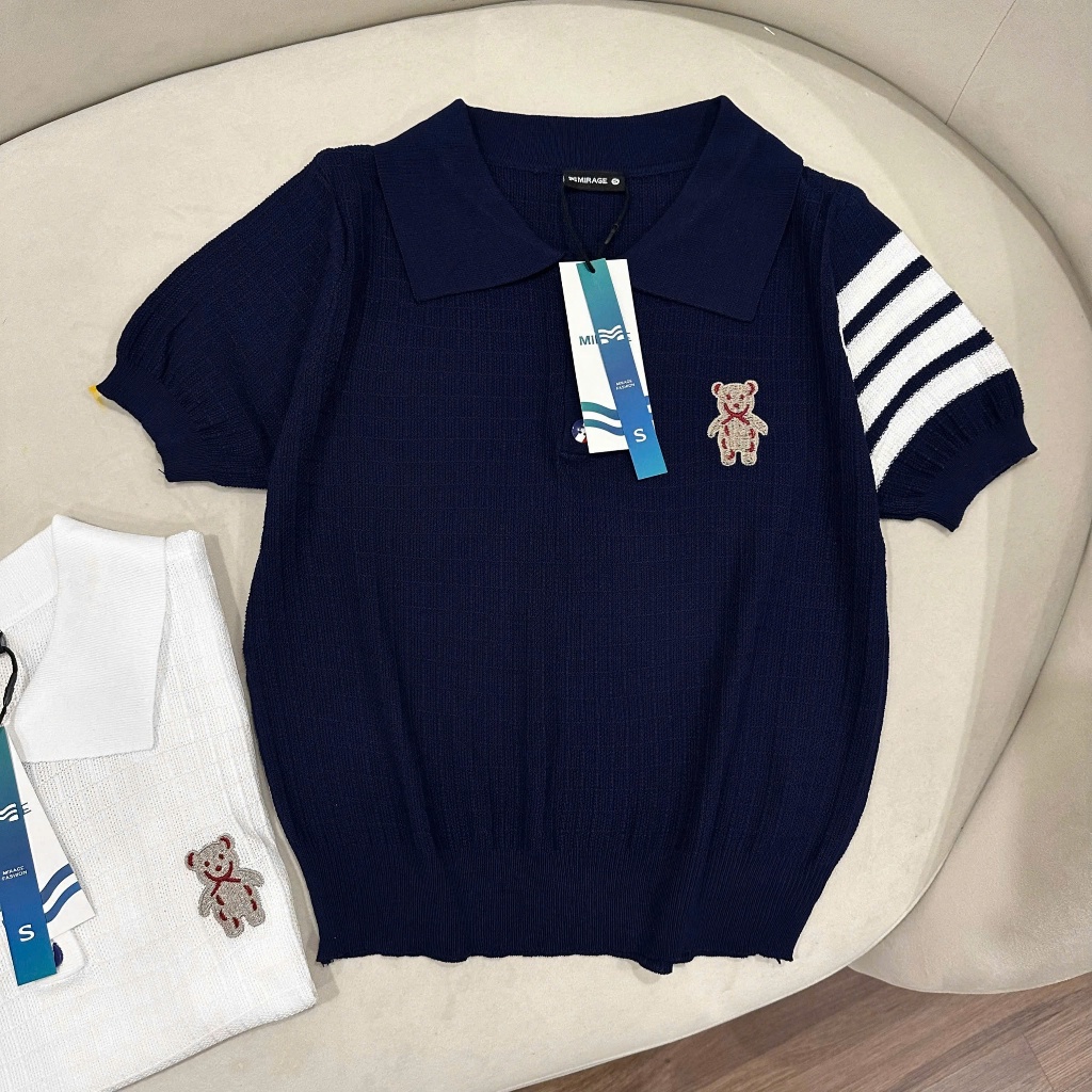 Áo Len Mirage Sọc Tay Local Brand Chất Len Mongtoghi Mềm Mịn Thoáng Mát.