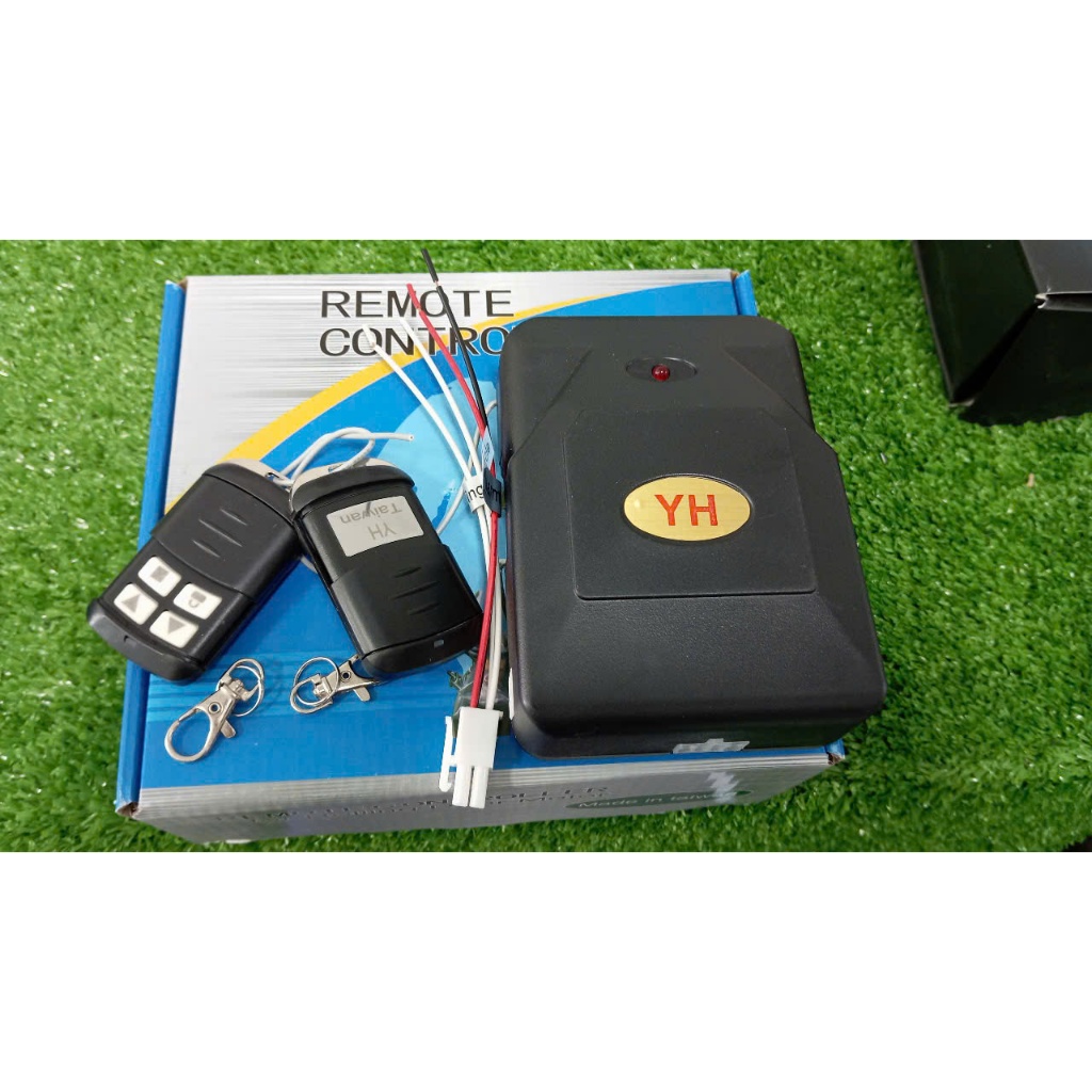 Hộp điều khiển YH Taiwan kèm remote dùng cho motor cửa cuốn,  bạt xếp