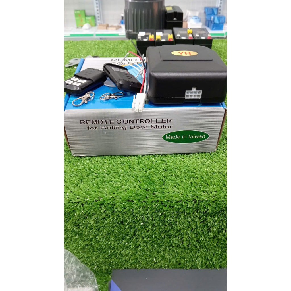 Hộp điều khiển YH Taiwan kèm remote dùng cho motor cửa cuốn,  bạt xếp