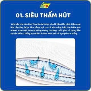 (XẢ KHO)Bỉm/Tã Dán Hoshi Cho Trẻ Em Bé Sơ Sinh Size M46/S56 - 23HShopPremium