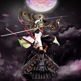 Hà Nội -Mô Hình Anime One Piece - Zoro Trên Mái Nhà Ở Xứ Wano (Phiên Bản GK Cao Cấp)